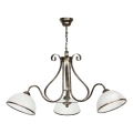 Lampadario a sospensione con catena ANTICA 3xE27/60W/230V