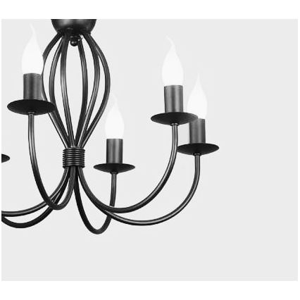 Lampadario a sospensione con catena ARTHUR 5xE14/40W/230V