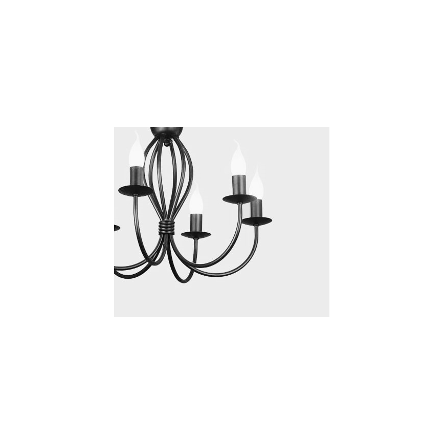 Lampadario a sospensione con catena ARTHUR 5xE14/40W/230V
