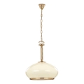 Lampadario a sospensione con catena ASTORIA 1xE27/15W/230V oro