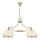 Lampadario a sospensione con catena ASTORIA 2xE27/15W/230V oro