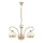 Lampadario a sospensione con catena ASTORIA 3xE27/15W/230V oro