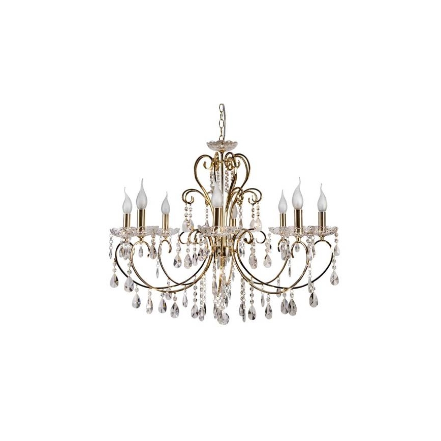 Lampadario a sospensione con catena AURORA 8xE14/40W/230V