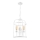 Lampadario a sospensione con catena CONSTANTINE 3xE27/60W/230V bianco