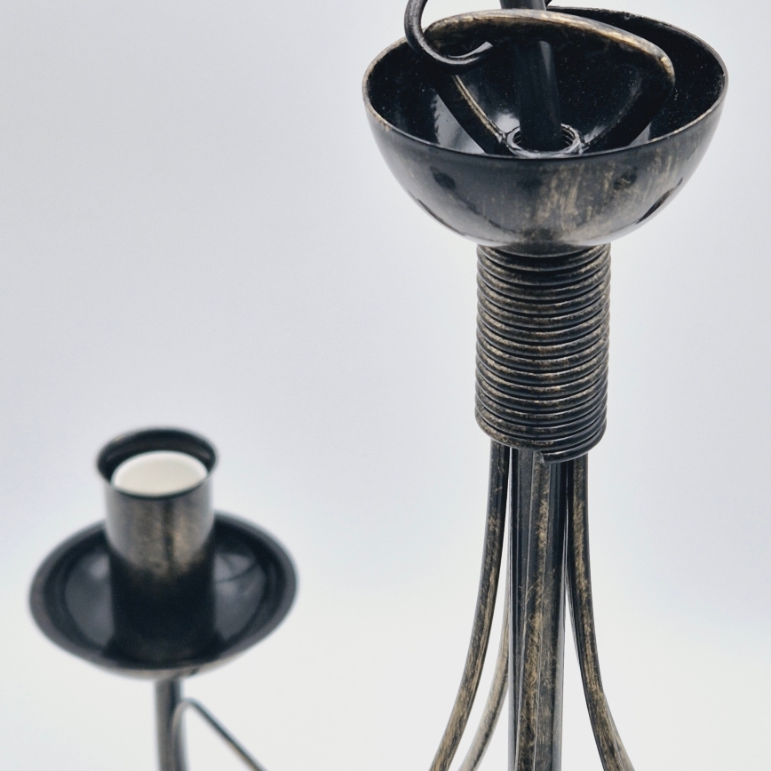 Lampadario a sospensione con catena DONATO 5xE14/40W/230V