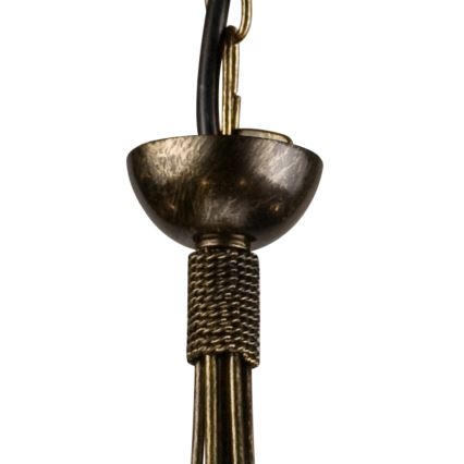 Lampadario a sospensione con catena DONATO 5xE14/40W/230V