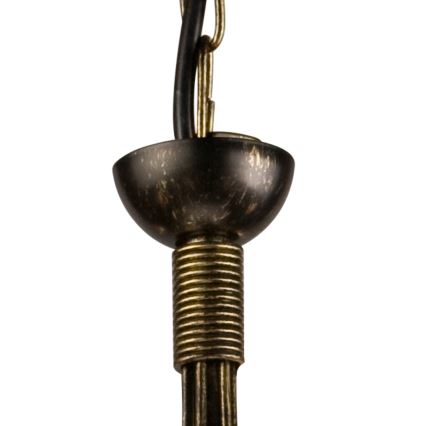 Lampadario a sospensione con catena DONATO 6xE14/40W/230V