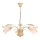 Lampadario a sospensione con catena DUCATTI 3xE14/10W/230V oro