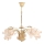 Lampadario a sospensione con catena DUCATTI 5xE14/10W/230V oro