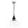 Lampadario a sospensione con catena EDVIN 1xE27/60W/230V - certificato FSC