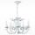 Lampadario a sospensione con catena FARFALA 5xE14/40W/230V patina