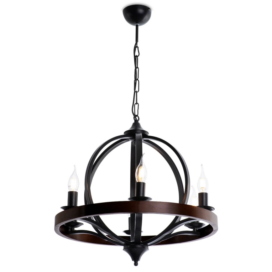 Lampadario a sospensione con catena KYOLN 6xE14/40W/230V