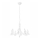 Lampadario a sospensione con catena LUCY 8xE14/60W/230V bianco