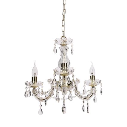 Lampadario a sospensione con catena MARIA TERESA 3xE14/40W/230V