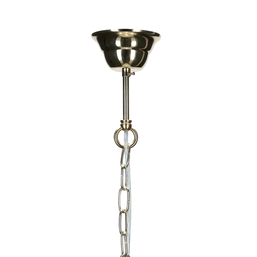 Lampadario a sospensione con catena MARIA TERESA 3xE14/40W/230V