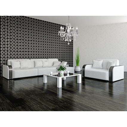Lampadario a sospensione con catena MARIE 5xE14/40W/230V cromo lucido