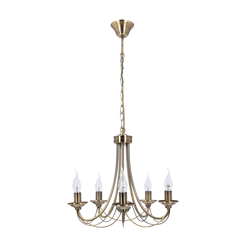 Lampadario a sospensione con catena MUZA 5xE14/40W/230V