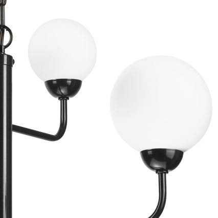 Lampadario a sospensione con catena OSCAR 4xG9/5W/230V nero