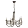 Lampadario a sospensione con catena PALACE 5xE14/60W/230V