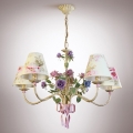 Lampadario a sospensione con catena ROMANCE 5xE14/40W/230V 75 cm