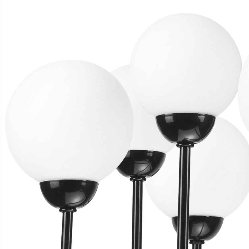 Lampadario a sospensione con catena TIFFY 5xG9/5W/230V nero