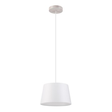 Lampadario a sospensione con cavo AIDA 1xE27/60W/230V Ø 25 cm rovere/bianco