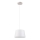 Lampadario a sospensione con cavo AIDA 1xE27/60W/230V Ø 25 cm rovere/bianco