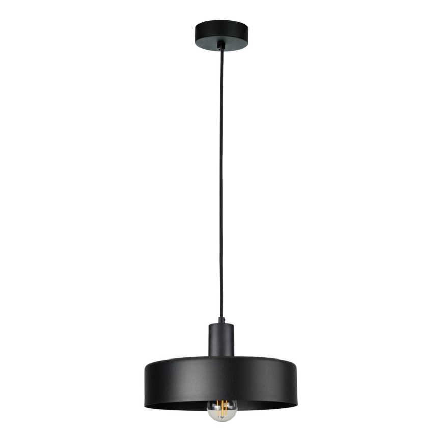 Lampadario a sospensione con cavo ARCANE 1xE27/60W/230V nero