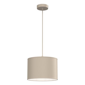 Lampadario a sospensione con cavo ARDEN 1xE27/15W/230V diametro 25 cm beige