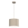 Lampadario a sospensione con cavo ARDEN 1xE27/15W/230V diametro 25 cm beige