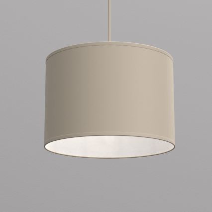 Lampadario a sospensione con cavo ARDEN 1xE27/15W/230V diametro 25 cm beige