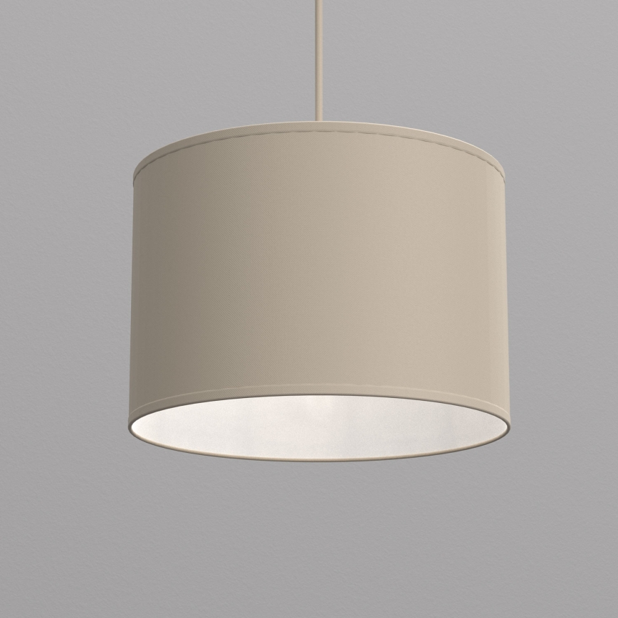 Lampadario a sospensione con cavo ARDEN 1xE27/15W/230V diametro 25 cm beige