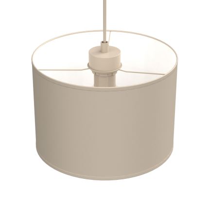 Lampadario a sospensione con cavo ARDEN 1xE27/15W/230V diametro 25 cm beige