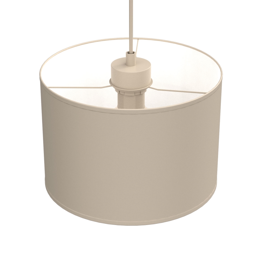 Lampadario a sospensione con cavo ARDEN 1xE27/15W/230V diametro 25 cm beige