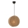 Lampadario a sospensione con cavo BIG DRUM 1xE27/60W/230V marrone