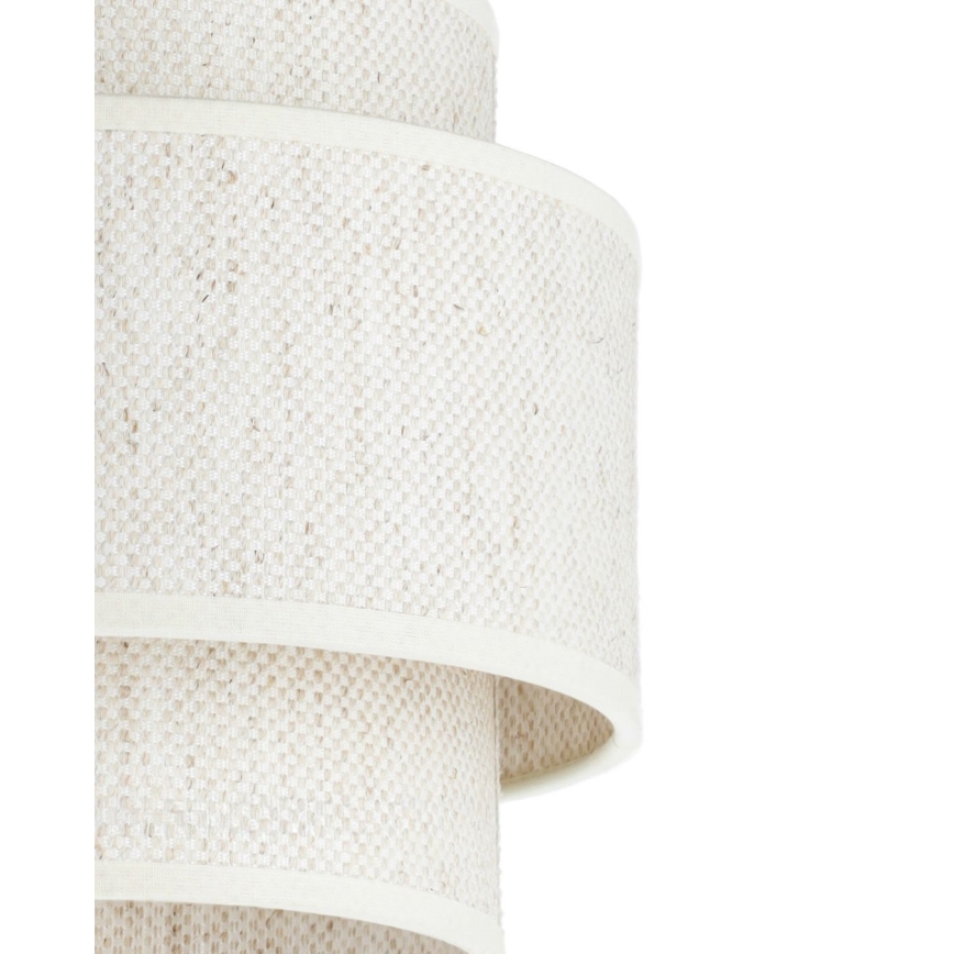 Lampadario a sospensione con cavo BOHO 2xE27/60W/230V bianco