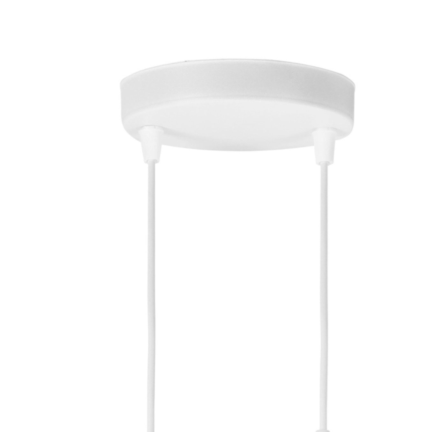 Lampadario a sospensione con cavo BOHO 2xE27/60W/230V crema/iuta