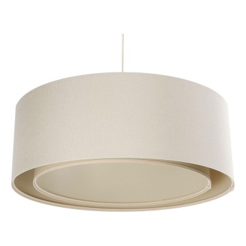 Lampadario a sospensione con cavo BOHO TRINITI 1xE27/60W/230V, diam. 50 cm, colore crema