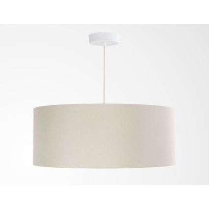 Lampadario a sospensione con cavo BOHO TRINITI 1xE27/60W/230V, diam. 50 cm, colore crema