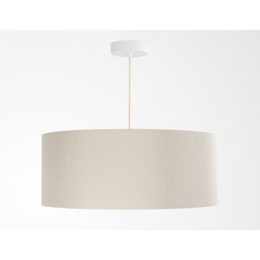 Lampadario a sospensione con cavo BOHO TRINITI 1xE27/60W/230V, diam. 50 cm, colore crema
