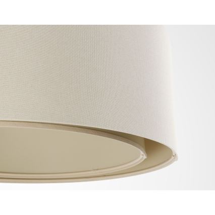 Lampadario a sospensione con cavo BOHO TRINITI 1xE27/60W/230V, diam. 50 cm, colore crema