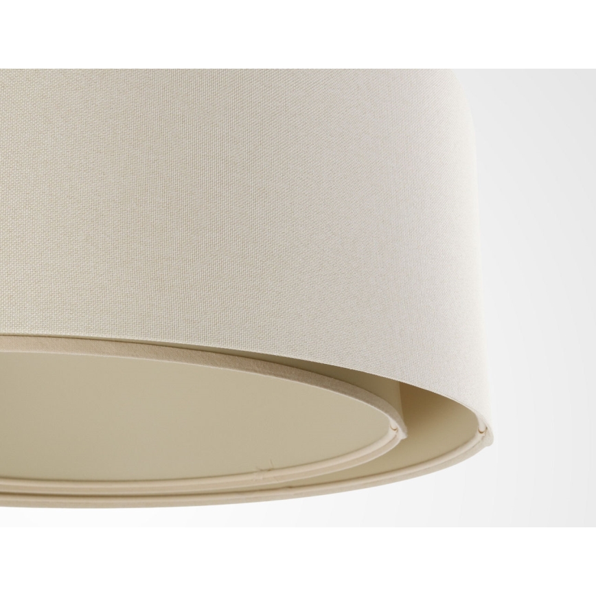 Lampadario a sospensione con cavo BOHO TRINITI 1xE27/60W/230V, diam. 50 cm, colore crema