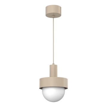 Lampadario a sospensione con cavo CANAN 1xE27/15W/230V pr. 20 cm beige