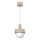 Lampadario a sospensione con cavo CANAN 1xE27/15W/230V pr. 20 cm beige