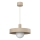 Lampadario a sospensione con cavo CANAN 1xE27/15W/230V Ø 40 cm beige