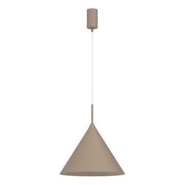 Lampadario a sospensione con cavo CAPITAL 1xGX53/15W/230V Ø 32 cm beige