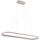 Lampadario a sospensione con cavo CASHMERE LED/80W/230V 30x100 cm bianco