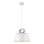 Lampadario a sospensione con cavo CLIP 1xE27/40W/230V bianco/marrone