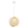 Lampadario a sospensione con cavo DRUM 1xE27/60W/230V colore crema