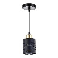Lampadario a sospensione con cavo ELEN 1xE27/35W/230V nero/oro